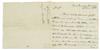 WAYNE, ANTHONY. Autograph Letter Signed, Anty Wayne, to Major J[ohn] Rudolph,